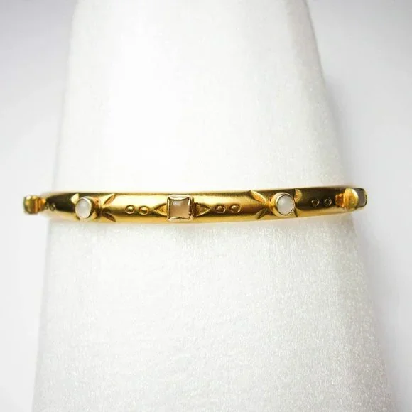 New Chan luu Bangle Cuff 925 Sterling Silver Open Vermeil Bangle Cuff